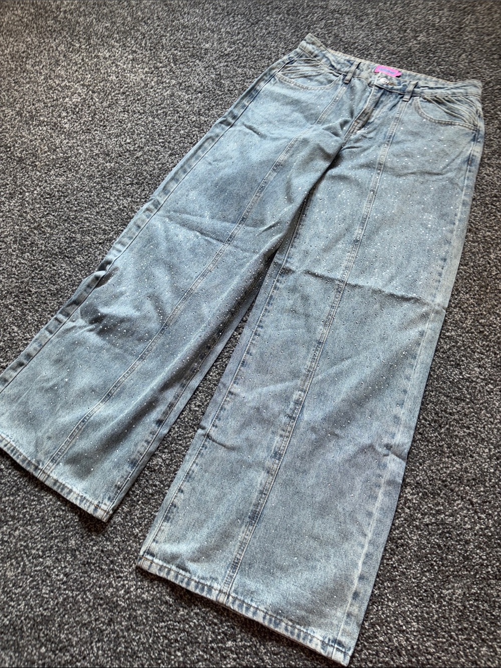 Edikted Rhinestone Jeans - Picture 5 of 9